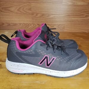 New Balance Gray and Pink Women's Sneakers